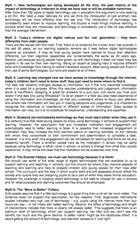 Postscript from The Impact of Digital Technology on Learning https://v1.educationendowmentfoundation.org.uk/uploads/pdf/The_Impact_of_Digital_Technology_on_Learning_-_Executive_Summary_(2012).pdf